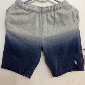 U.S. Polo Assn. Gray and Blue Men's Athletic Shorts